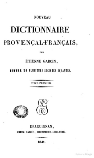 Dictionnaire Provençal-Français