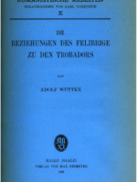 Die Beziehungen des Felibrige zu den Trobadors
