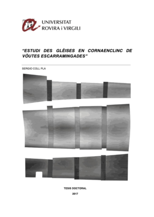 Estudi des glèises en cornaenclinc de vòutes escarramingades