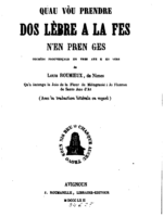 Quau vòu prendre dos lèbre a la fes n'en pren ges